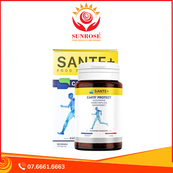  Viên uống Carti’Protect – Phục hồi sụn khớp, ngăn thoái hóa khớp – Hộp 60 viên 