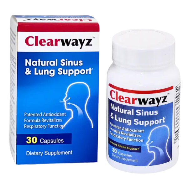  Viên uống hỗ trợ sức khỏe hô hấp Clearwayz (Hộp 30 viên) - Hoa Kỳ 