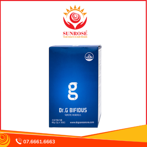  Bột Dr.G Bifidus Bifido men vi sinh hỗ trợ cải thiện hệ tiêu hóa (2g x 30 gói) 