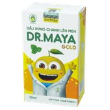  Dầu Húng Chanh Lên Men Dr. Maya Gold Hỗ Trợ Hạ Sốt & Cải Thiện Các Triệu Chứng Đường Hô Hấp Lọ 30ml 