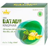  Siro Datadu Kingphar hỗ trợ hạn chế đau đầu, sốt, ho (4 vỉ x 5 ống x 10ml) 