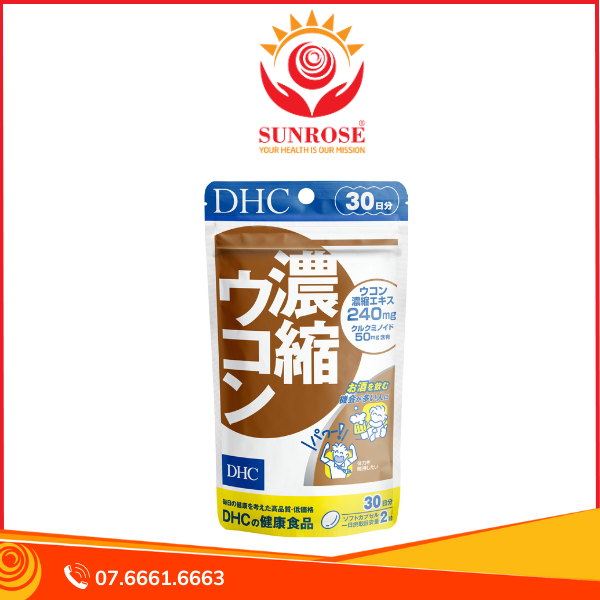  Viên uống tinh chất nghệ cô đặc - giải rượu 30 ngày DHC 