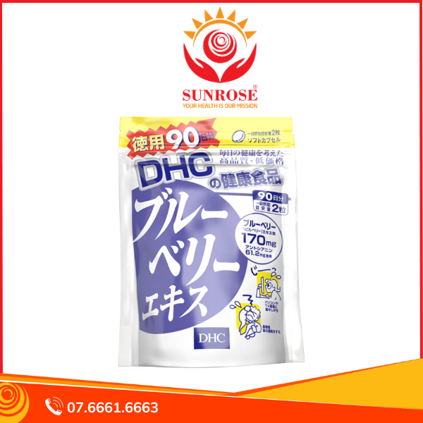  Viên uống việt quất bổ mắt DHC Blueberry Extract (90 ngày) 