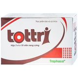  Viên uống Tottri Traphaco hỗ trợ làm co các búi trĩ (3 vỉ x 10 viên) 