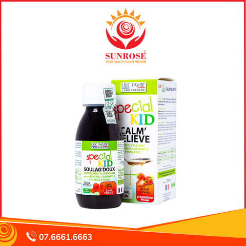  Siro Special Kid Soulag'Doux hỗ trợ nhuận tràng, giúp kích thích tiêu hóa (125ml) 
