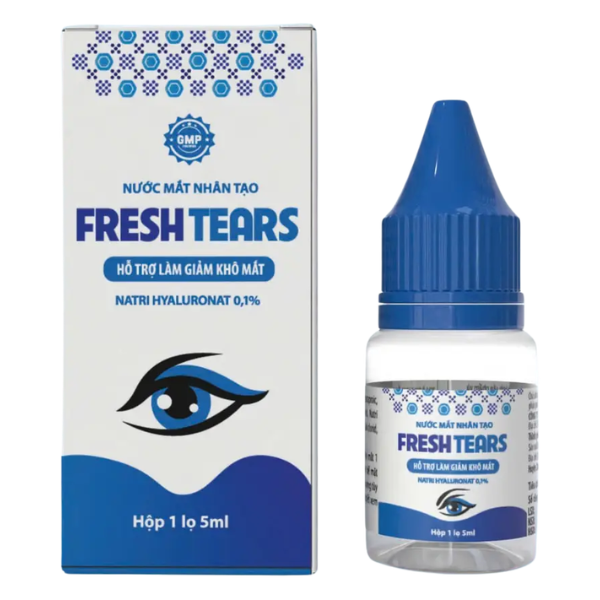  Nước mắt nhân tạo Fresh Tears – Giảm khô mắt, bảo vệ mắt (Lọ 5ml) 