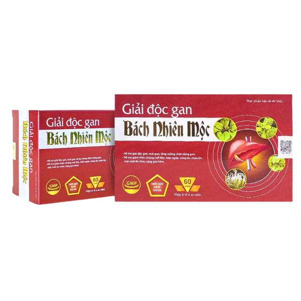  TPBVSK Giải Độc Gan Bách Nhiên Mộc hỗ trợ giải độc gan, mát gan (Hộp 30 viên) - Việt Nam 