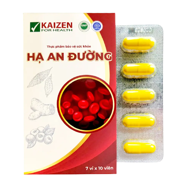  Viên uống Hạ An Đường giúp hạ đường huyết, hỗ trợ chuyển hóa đường (70 viên) - Việt Nam 