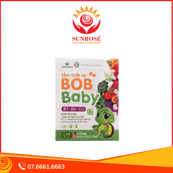  Cốm Chất Xơ BobBaby hỗ trợ bổ sung chất xơ (20 gói x 5g) 