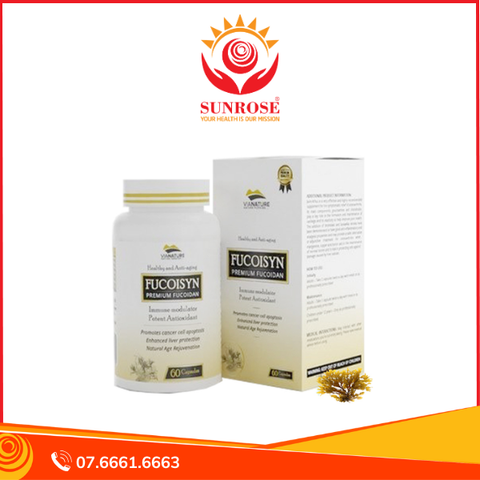  Thực phẩm bảo vệ sức khỏe Fucoisyn Premium Fucoidan (60 viên) 