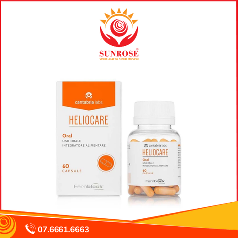  Thực phẩm bảo vệ sức khỏe Heliocare Capsules Oral (60 viên) 