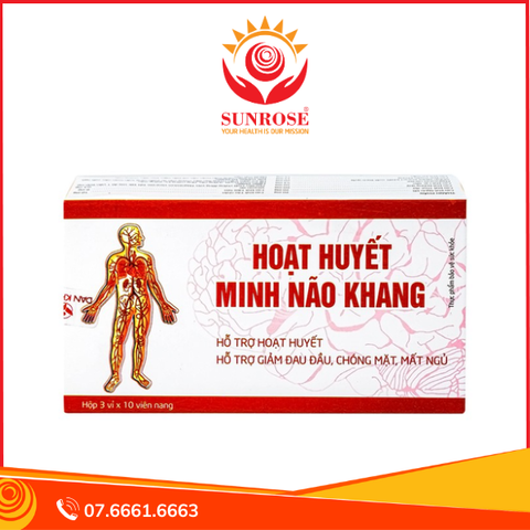  Thực phẩm bảo vệ sức khoẻ Hoạt Huyết Minh Não Khang Extra (30 viên) 