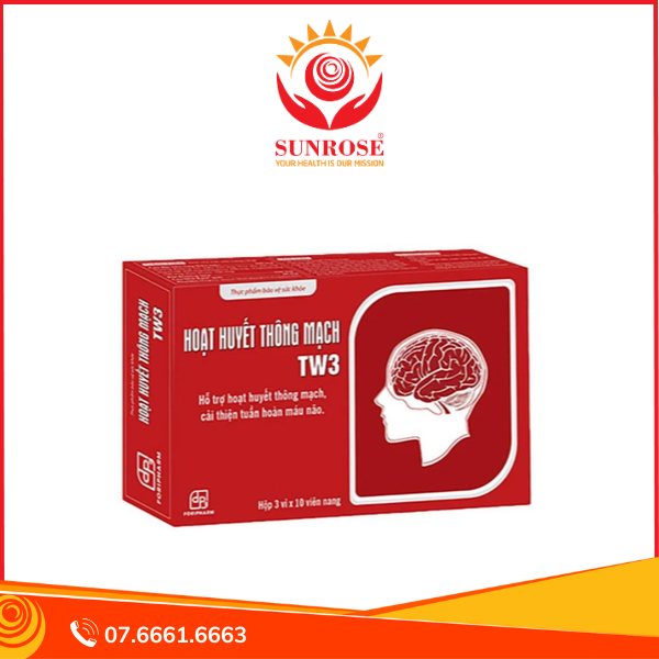  Thực phẩm bảo vệ sức khỏe Hoạt Huyết Thông Mạch TW3 (30 viên) 