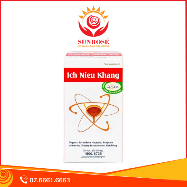  Thực phẩm bảo vệ sức khỏe Ích Niệu Khang (80 Viên) 