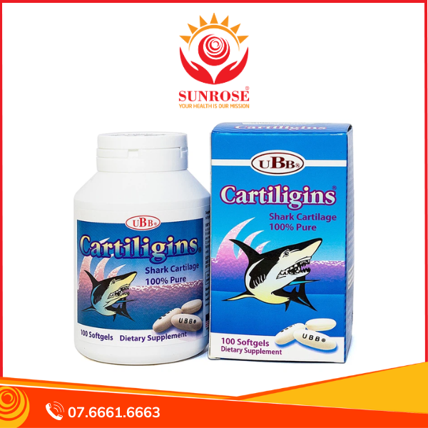  Thực phẩm bảo vệ sức khỏe UBB® Cartiligins (100 viên) 