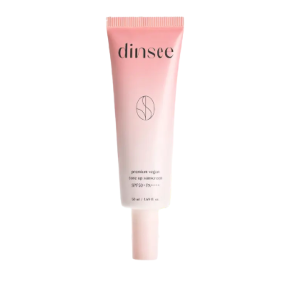  KEM CHỐNG NẮNG THUẦN CHAY SPF 50+ PA++++ ẨM MỊN, NÂNG TONE TRẮNG HỒNG DINSEE PREMIUM VEGAN TONE UP SUNSCREEN SPF50+ PA++++ 
