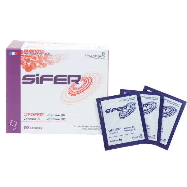  Thực phẩm bảo vệ sức khỏe bổ sung sắt SIFER (Hộp 30 gói) 
