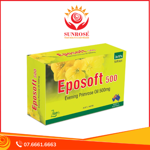  Viên Uống Cân Bằng Nội Tiết Tố EPOSOFT 500 30 viên 