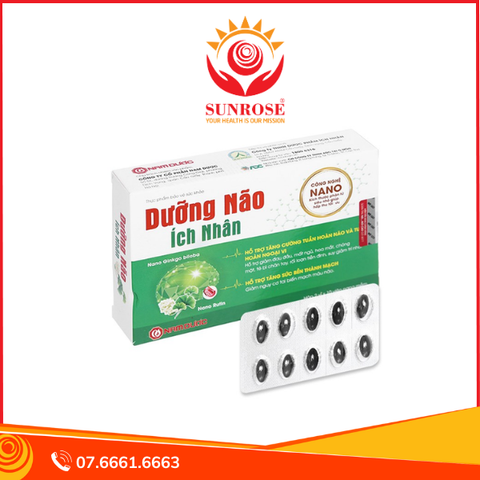  Thực phẩm bảo vệ sức khỏe Dưỡng Não Ích Nhân (20 viên) 