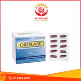 Digelase hỗ trợ giảm đầy hơi, khó tiêu hộp 100 viên 