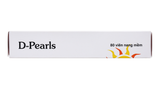  D-Pearls Vitamin D3 1000IU giúp bổ sung vitamin D hộp 80 viên 