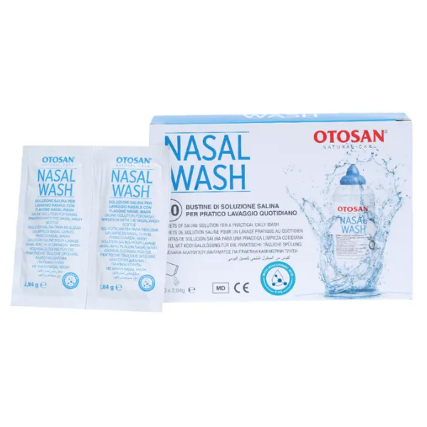  Muối Rửa Mũi Viêm Xoang Otosan Giảm Viêm Mũi, Nghẹt Mũi Dùng Cho Người Lớn & Trẻ Trên 6 Tuổi 30 gói - Italy 