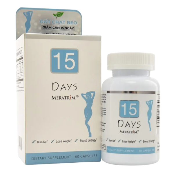  Thực Phẩm Bảo Vệ Sức Khỏe Nature Gift Pharma 15 Days Hỗ Trợ Giảm Béo (Hộp 60 Viên) - Hoa Kỳ 