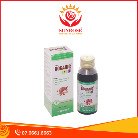  Siro Boganic Kid thanh nhiệt, giảm táo bón chai 100ml 