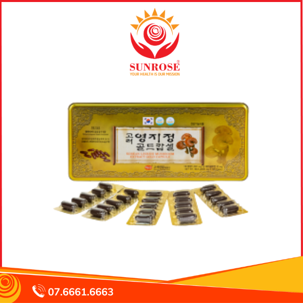  Viên Linh Chi Hàn Quốc Hộp Thiếc U-02 