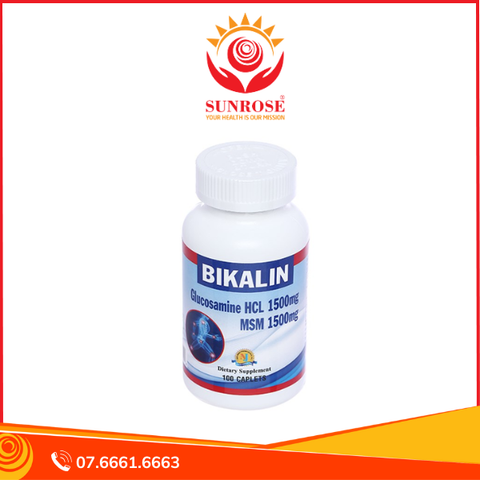  Bikalin tăng tiết dịch, bảo vệ màng sụn khớp chai 100 viên 