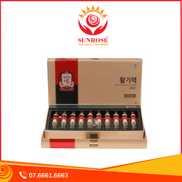  Nước Uống Bổ Dưỡng Hồng Sâm Vital Tonic 10 Ống KGC Cheong Kwan Jang Hwal Gi Ruk 