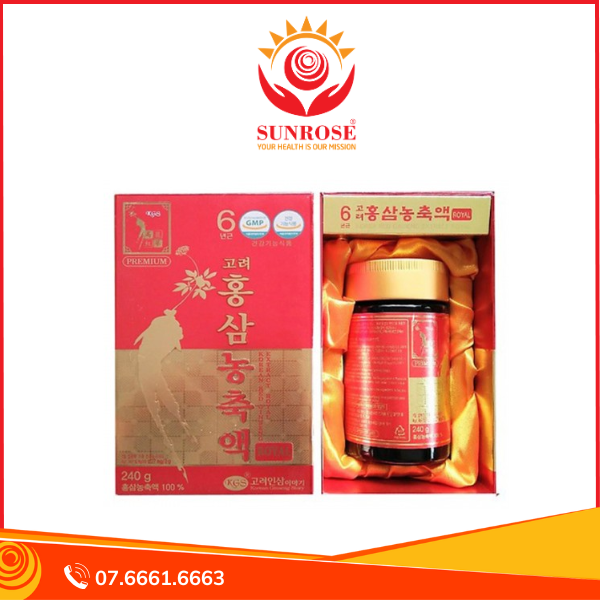  Tinh Chất Cao Hồng Sâm ROYAL 100% KGS 240g 