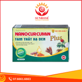  Viên uống Nanocurcumin Tam Thất Xạ Đen Plus giảm viêm loét dạ dày, tá tràng (3 vỉ x 10 viên) 