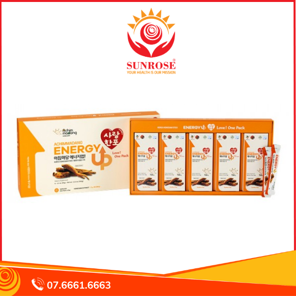  Nước Hồng Sâm Achimmadang Energy UP Hàn Quốc 12g x 30 Stick 
