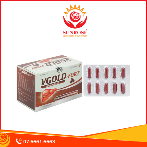  Vgold - Fort giúp tăng cường chức năng gan hộp 60 viên 