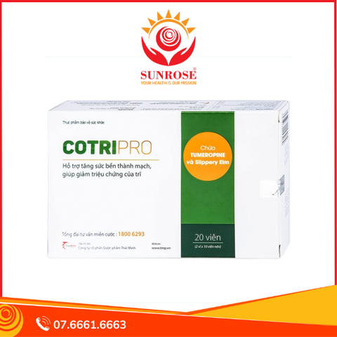  Thực phẩm bảo vệ sức khỏe Cotripro (20 viên) 
