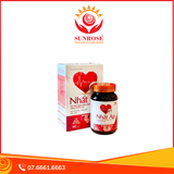  Nhất Áp Hỗ Trợ Điều Hoà Huyết Áp & Loại Bỏ Mỡ Máu( Hộp 60 viên) 