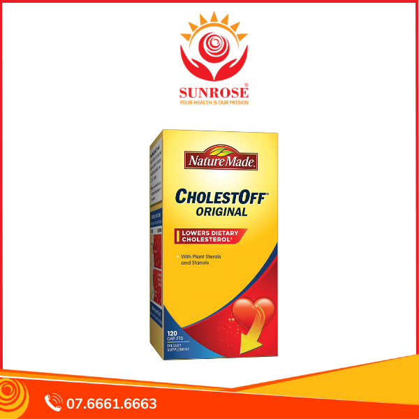  Cholestoff Original - Viên Uống Hỗ Trợ Kiểm Soát Cholesterol & Cải Thiện Tuần Hoàn Lưu Thông Máu( Hộp 120 viên) 