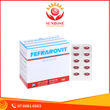  Fefrarovit bổ sung sắt, hỗ trợ tạo máu hộp 100 viên 