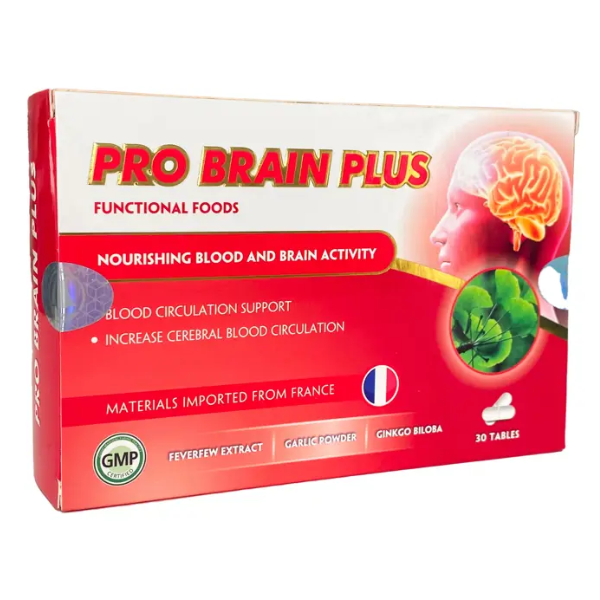  Thực phẩm bảo vệ sức khỏe PRO BRAIN PLUS (Hộp 30 viên) - Việt Nam 