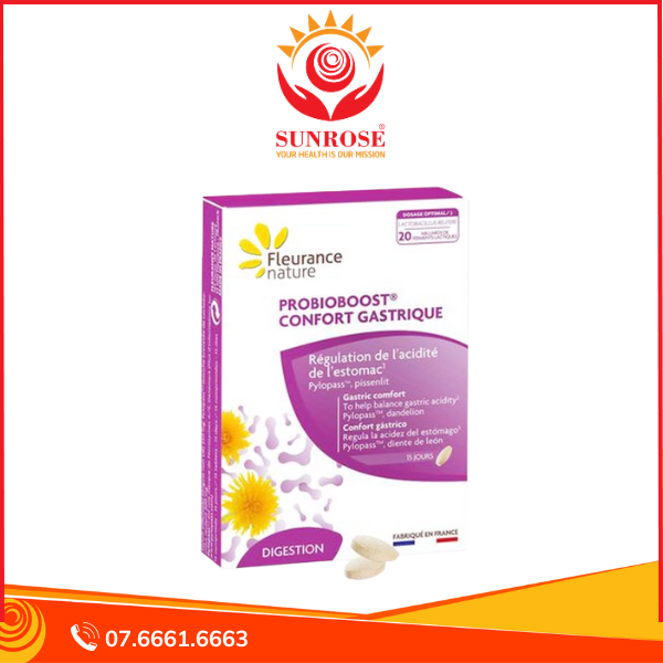  Viên uống men vi sinh ProbioBoost Confort Gastrique – Hỗ trợ ức chế HP, giảm trào ngược dạ dày – Hộp 15 viên 
