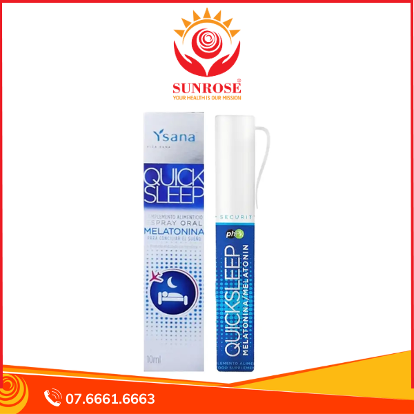  Chai Quick Sleep - Xịt ngủ ngon - Hỗ trợ cải thiện giấc ngủ (10ml) 