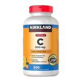  Kirkland Vitamin C 500mg Hỗ Trợ Tăng Cường Đề Kháng & Đẹp Da 