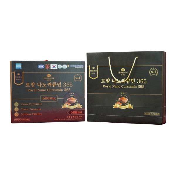  Thực phẩm bổ sung Royal Nano Curcumin 365 - Hàn Quốc 