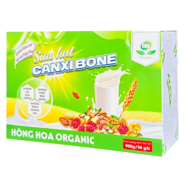  Sữa hạt Canxi Bone – Sữa hạt bổ sung canxi thuần chay (Hộp 36 gói) - Việt Nam 
