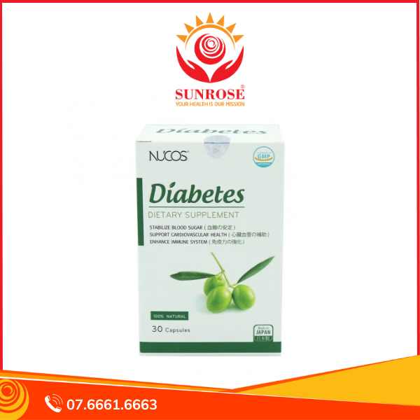  Thực Phẩm Bảo Vệ Sức Khỏe Nucos Diabetes (30 viên) 
