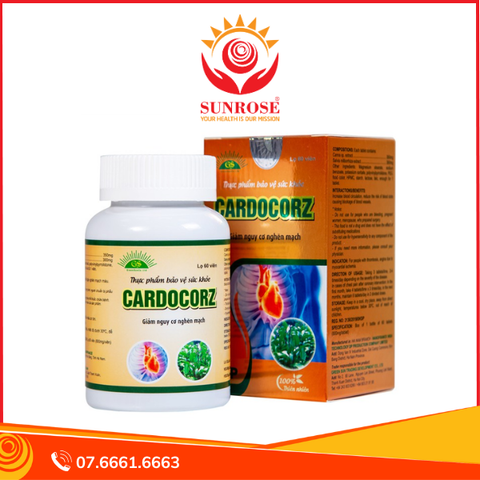  Thực phẩm bảo vệ sức khỏe Cardocorz (60 viên) 