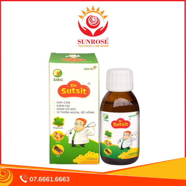  Thực phẩm bảo vệ sức khỏe siro Dr.Sutsit (100ml) 