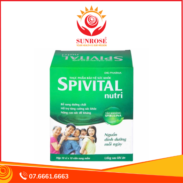  Thực phẩm bảo vệ sức khỏe Spivital Nutri (100 viên) 