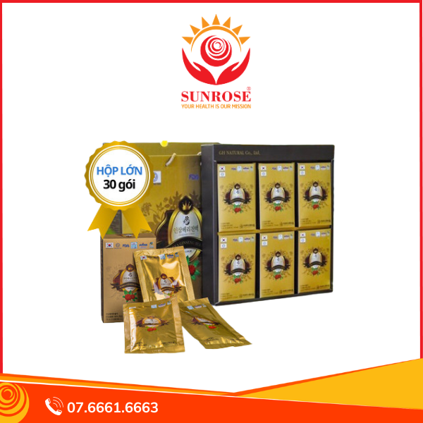  Chiết xuất Quả Sâm Ginseng Berry N Extract Hộp 30 túi 